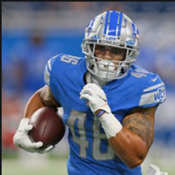 This is Detroit Lions Middle Linebacker Jack Campbell
